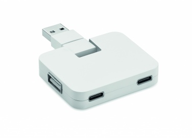 Logotrade liikelahjat kuva: 4-porttinen USB-keskitin